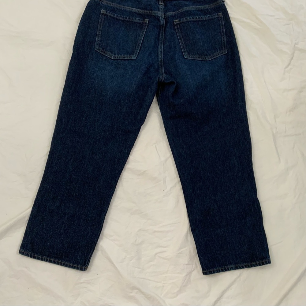 Old Navy Jeans High Rise Slouchy Straight Secret Slim Pockets Size 10 Button Fly - Picture 5 of 15